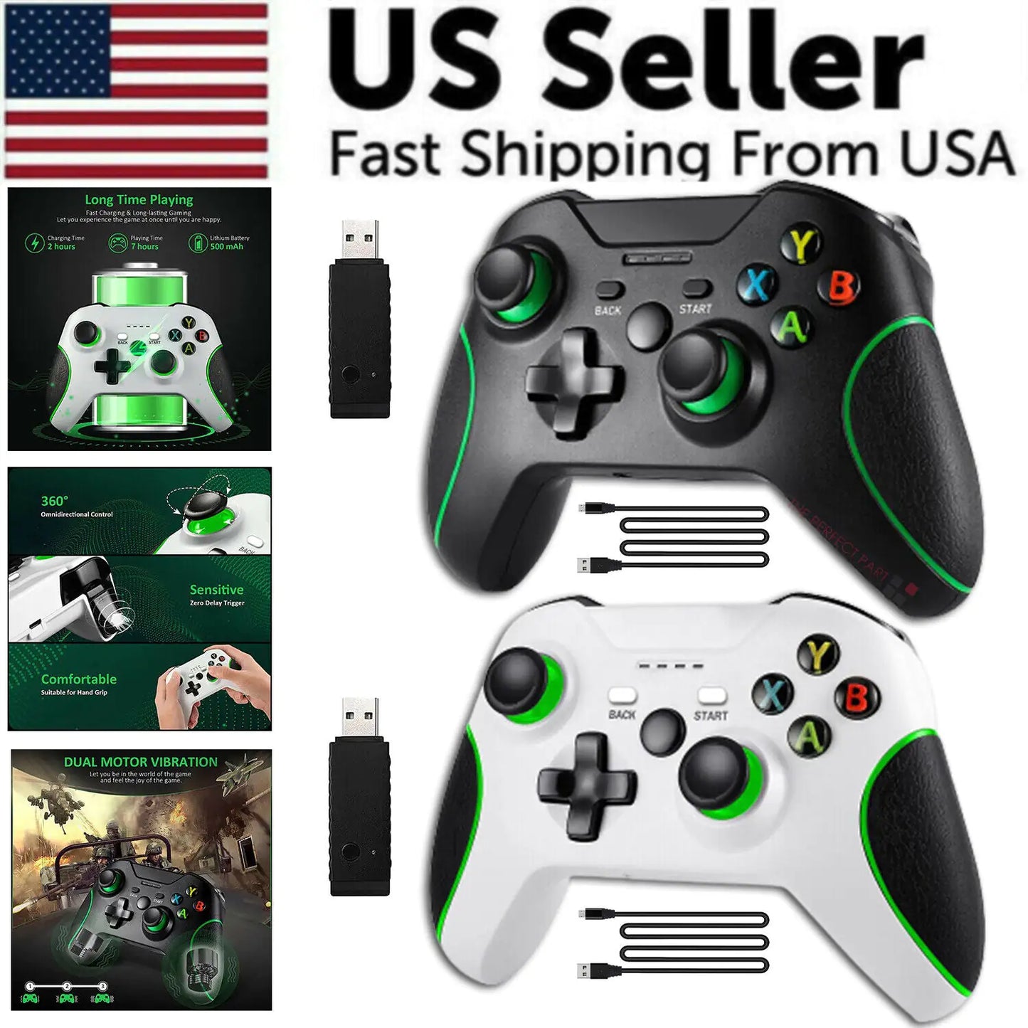 2.4GHz Multi-Platform Wireless Controller for Xbox & PC